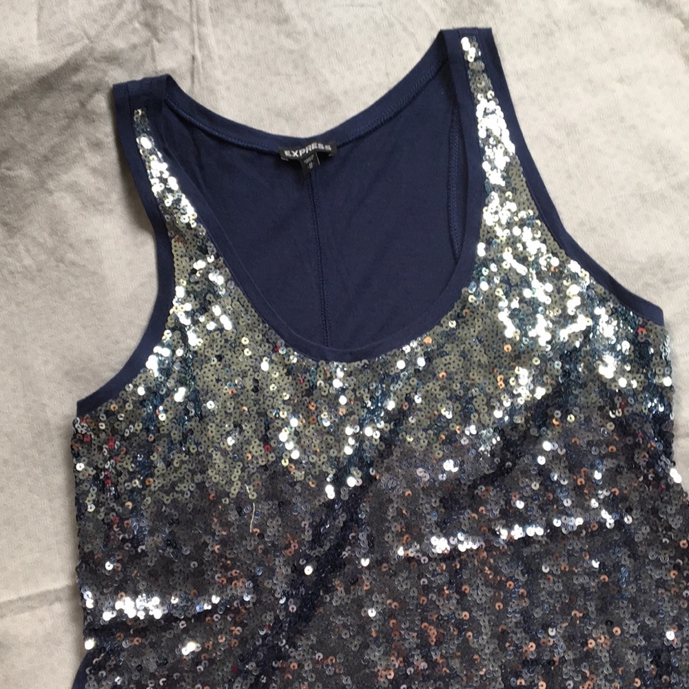 EUC Express tank with sequins